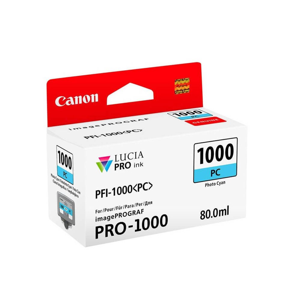 CANON Ink 0550C001 PFI-1000 Photo Cyan