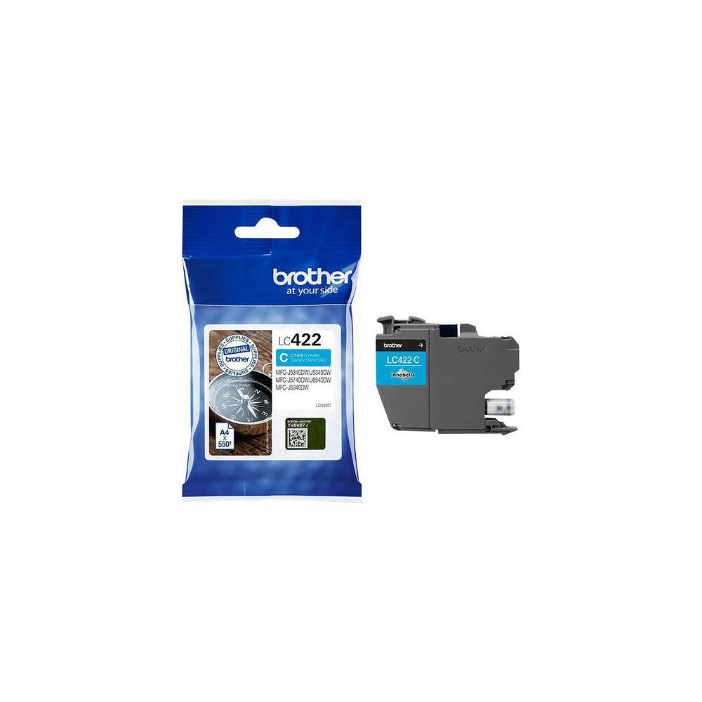 Brother Bläckpatron BROTHER LC422C Cyan