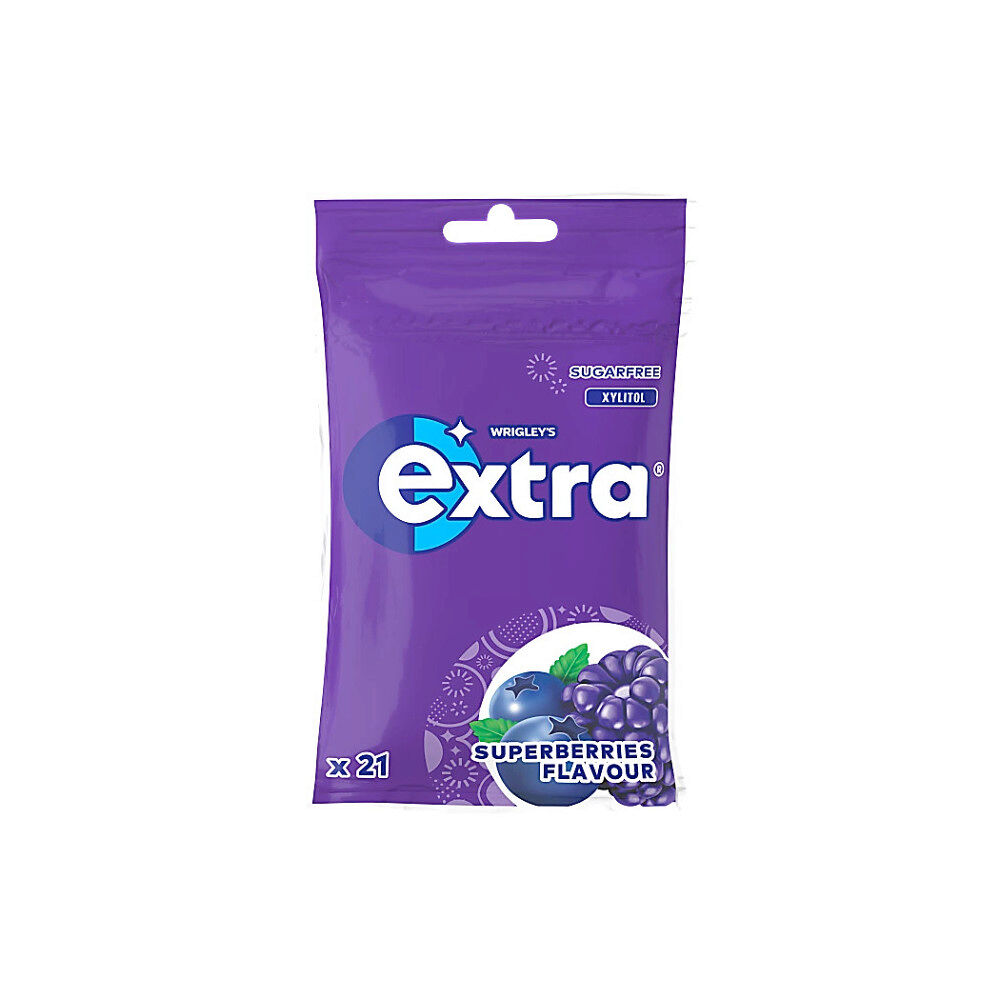 WRIGLEY'S Extra Superberries Tuggummi Sockerfritt 21st