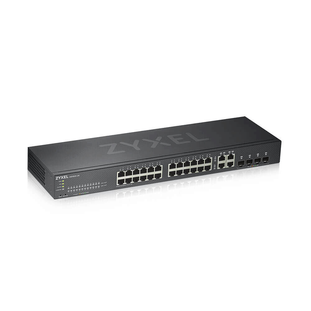 ZyXEL Communications Zyxel GS1920-24V2 hanterad Gigabit Ethernet (10/100/1000) Svart