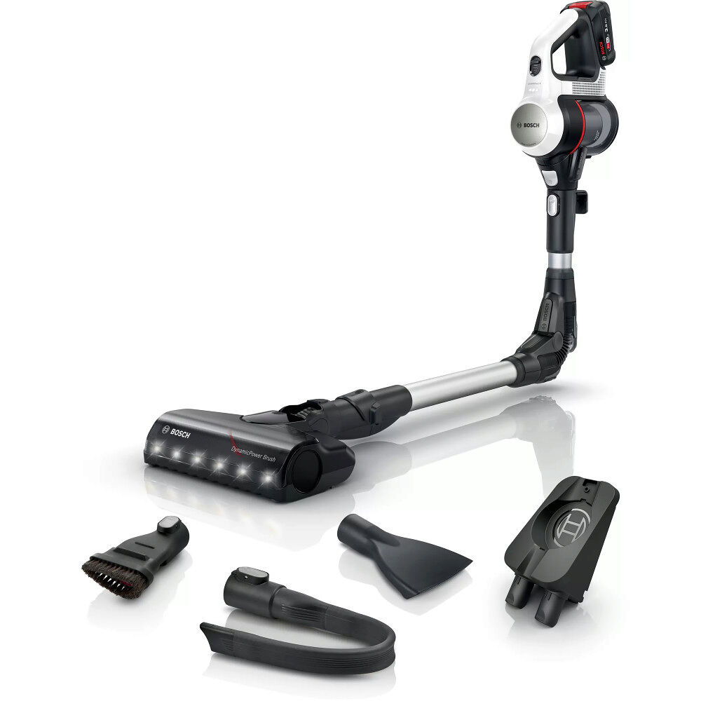 Bosch Group Bosch Unlimited 7 BBS711W - dammsugare - sladdlös - skaft/handhållen laddare medföljer - vit