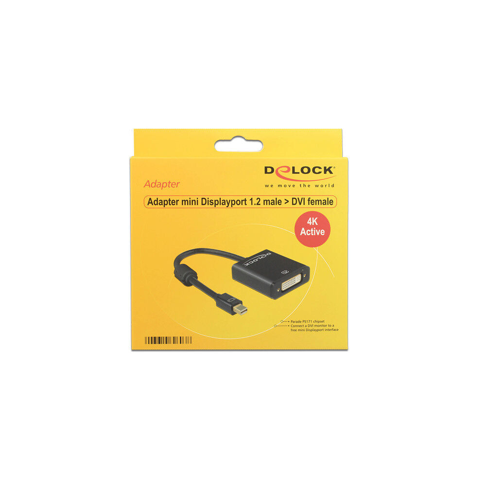 DeLOCK Delock - videokort - Mini DisplayPort till DVI-I - 20 cm