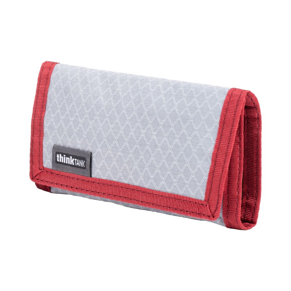 THINK TANK Think Tank Cards & Power Wallet (holds 2 CF/CFexpre or 4 SD/micro SD & 2 Batteries) Chili Pepper Red