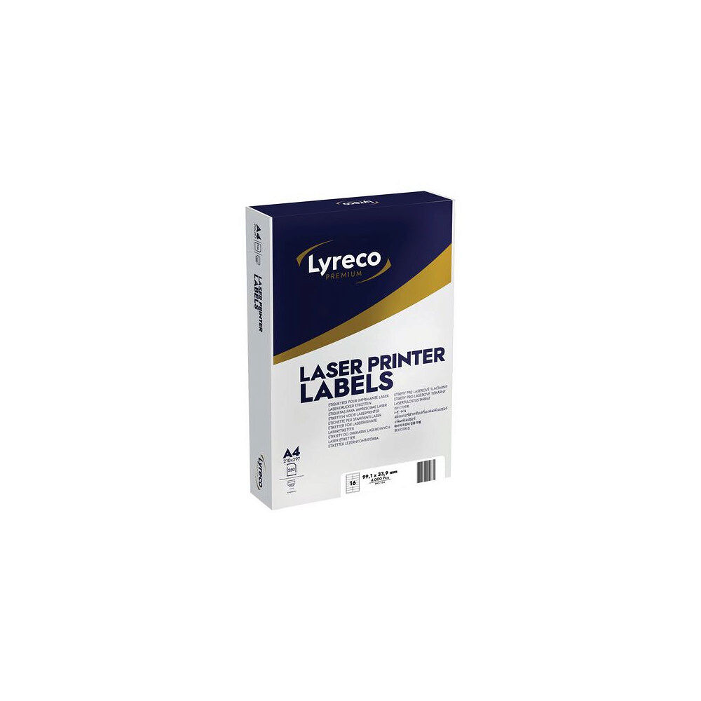 Lyreco PREMIUM Etikett LYRECO 99,1x33,9mm 4000/fp