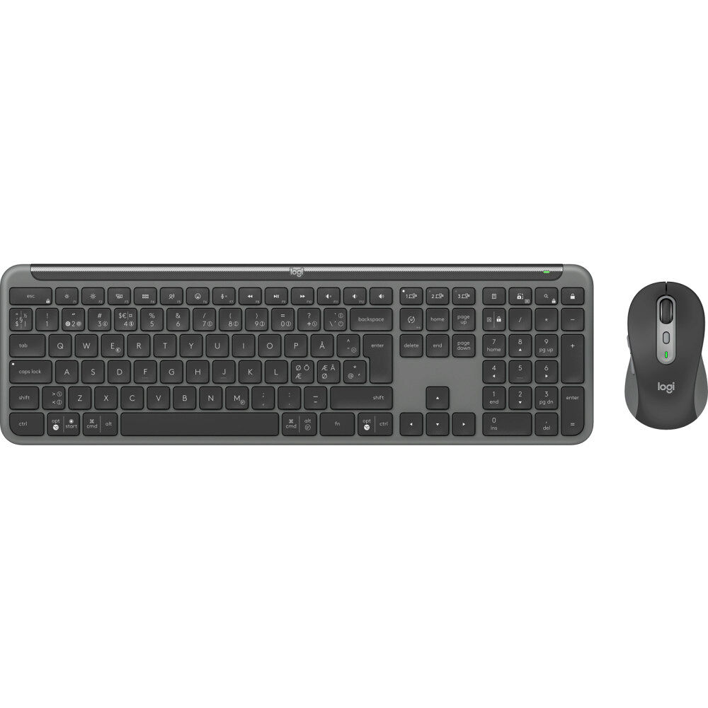 Logitech Logitech Signature Slim Combo MK950 - sats med tangentbord och mus - QWERTY - Nordisk - grafit Inmatningsenhet