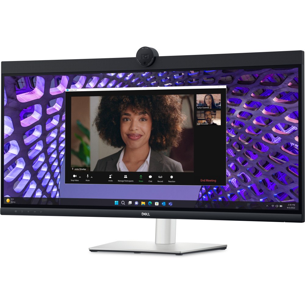 DELL DELL P Series P3424WEB platta pc-skärmar 86,7 cm (34.1") 3440 x 1440 pixlar 4K Ultra HD LCD Svart