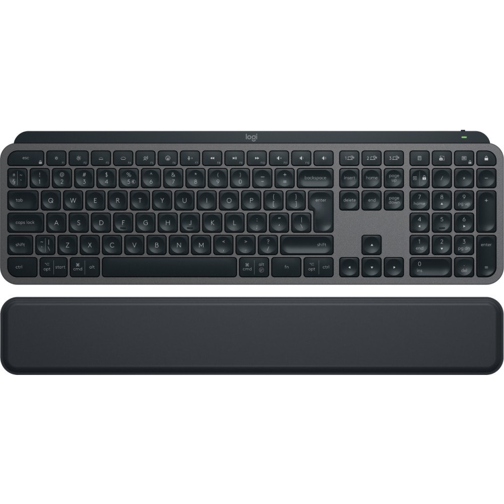Logitech Logitech MX Keys S tangentbord Bluetooth QWERTY Amerikanskt internationellt grafit
