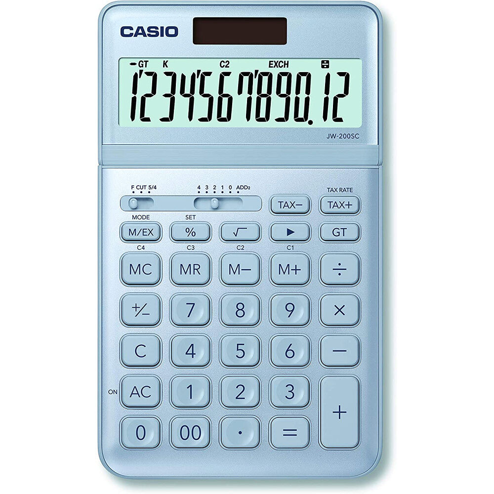 Casio CASIO JW200SCBU - Calculators (183.5 × 109 × 10.8 mm)
