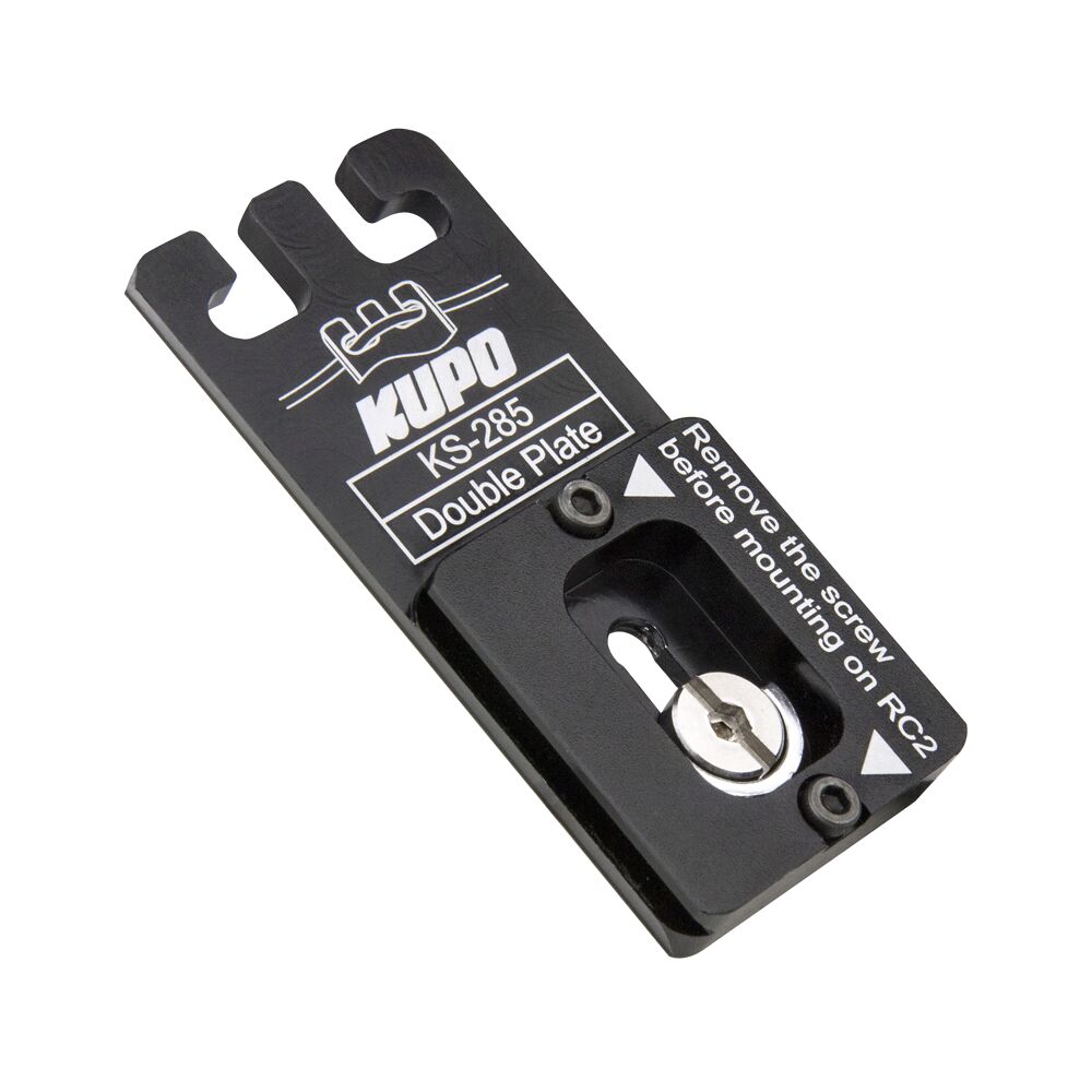 KUPO Kupo KS-285 Double Plate( Quick Release Plate For Arca-Swiss & Rc2 )