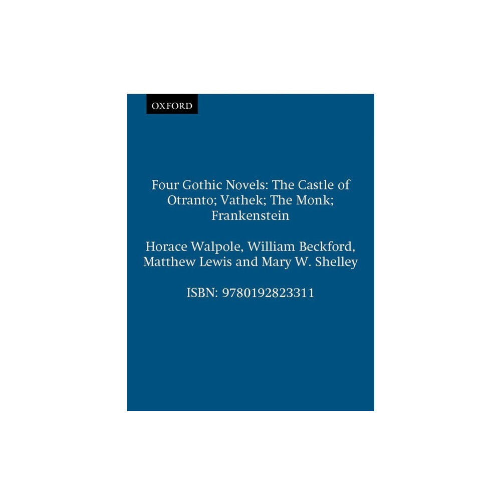 Oxford University Press Four Gothic Novels (häftad, eng)