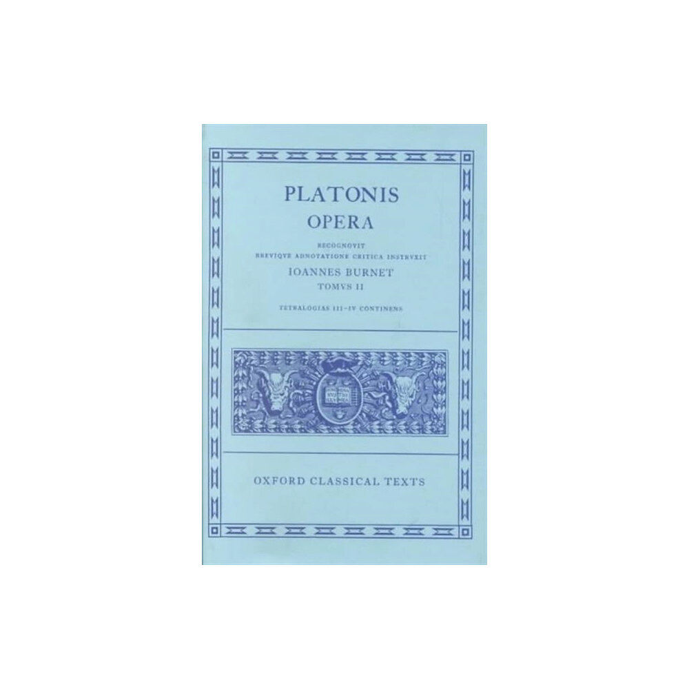 Oxford University Press Plato Opera Vol. II (inbunden, eng)