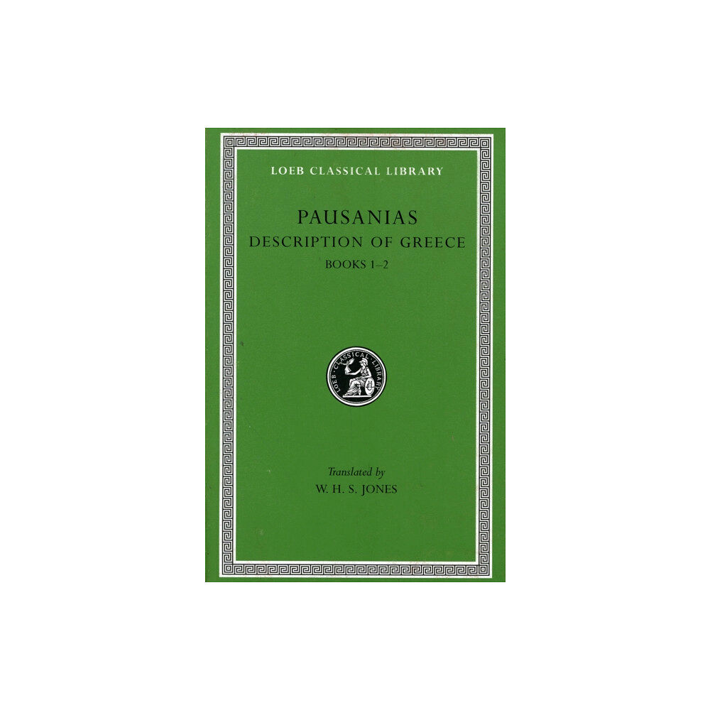 Harvard university press Description of Greece, Volume I (inbunden, eng)