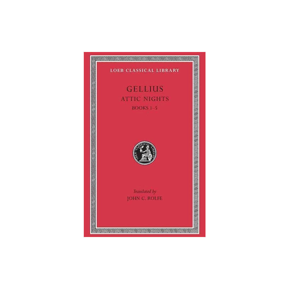 Harvard university press Attic Nights, Volume I (inbunden, eng)