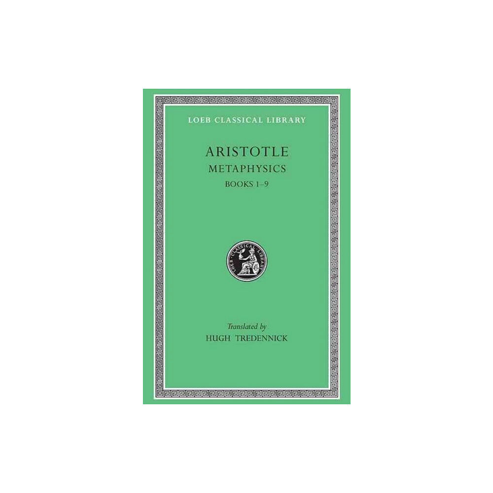 Harvard university press Metaphysics, Volume I (inbunden, eng)