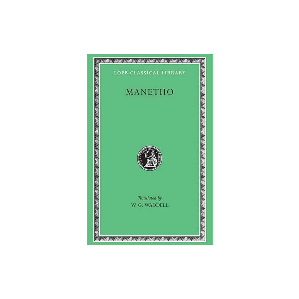 Harvard university press Manetho (inbunden, eng)