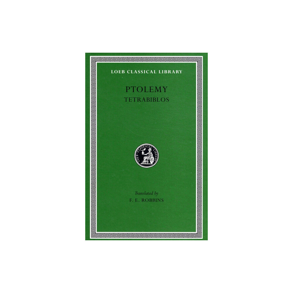 Harvard university press Tetrabiblos (inbunden, eng)