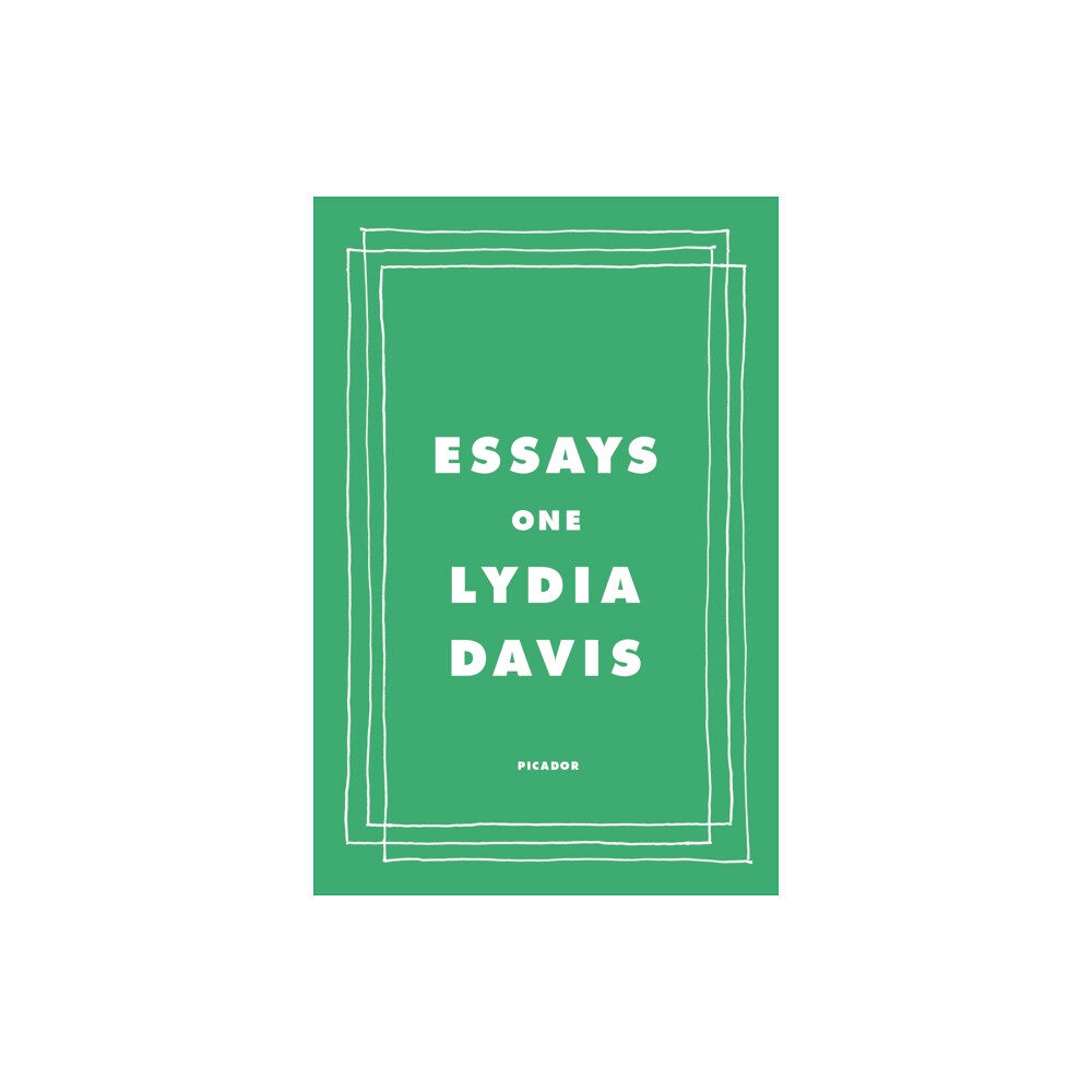 PICADOR Essays One (häftad, eng)