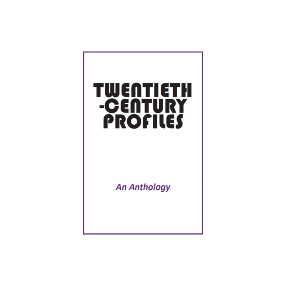 xxpedient Twentieth-Century Profiles (häftad, eng)