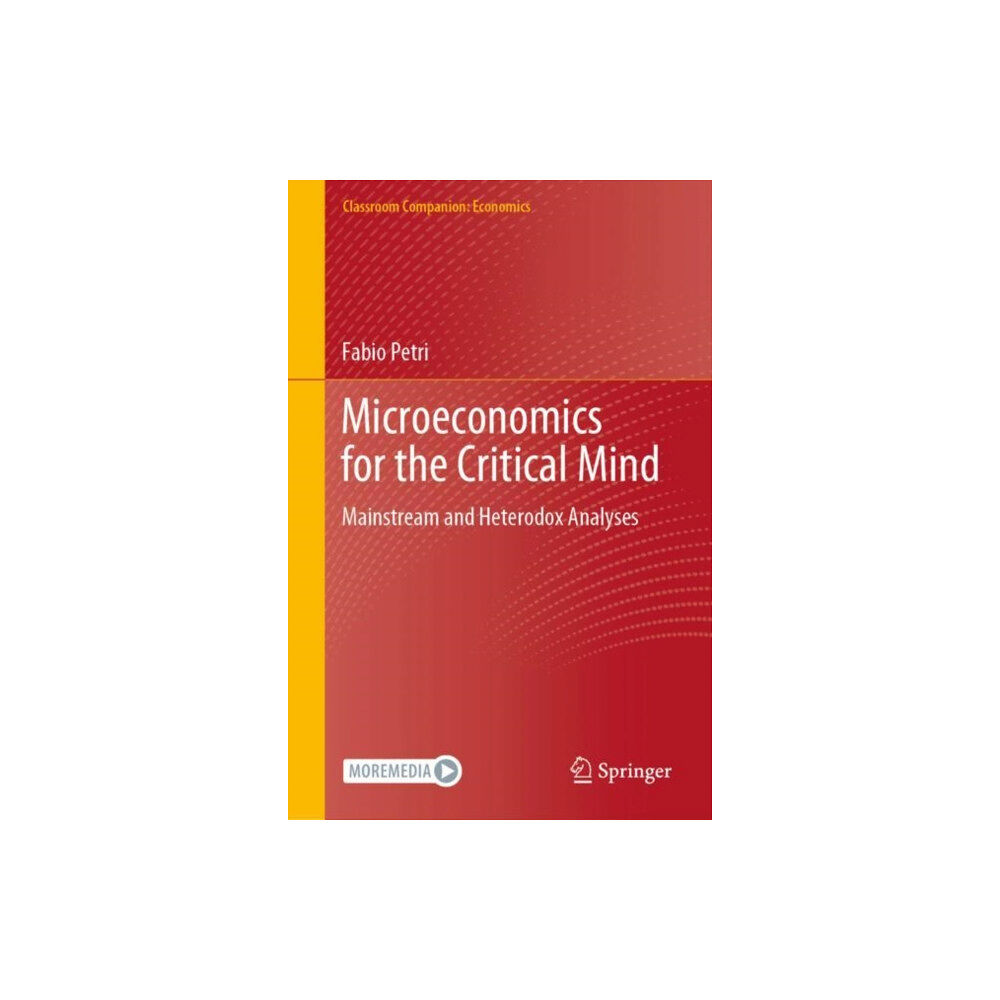 Springer Nature Switzerland AG Microeconomics for the Critical Mind