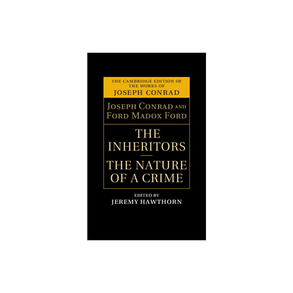 Cambridge University Press The Inheritors and The Nature of a Crime (inbunden, eng)