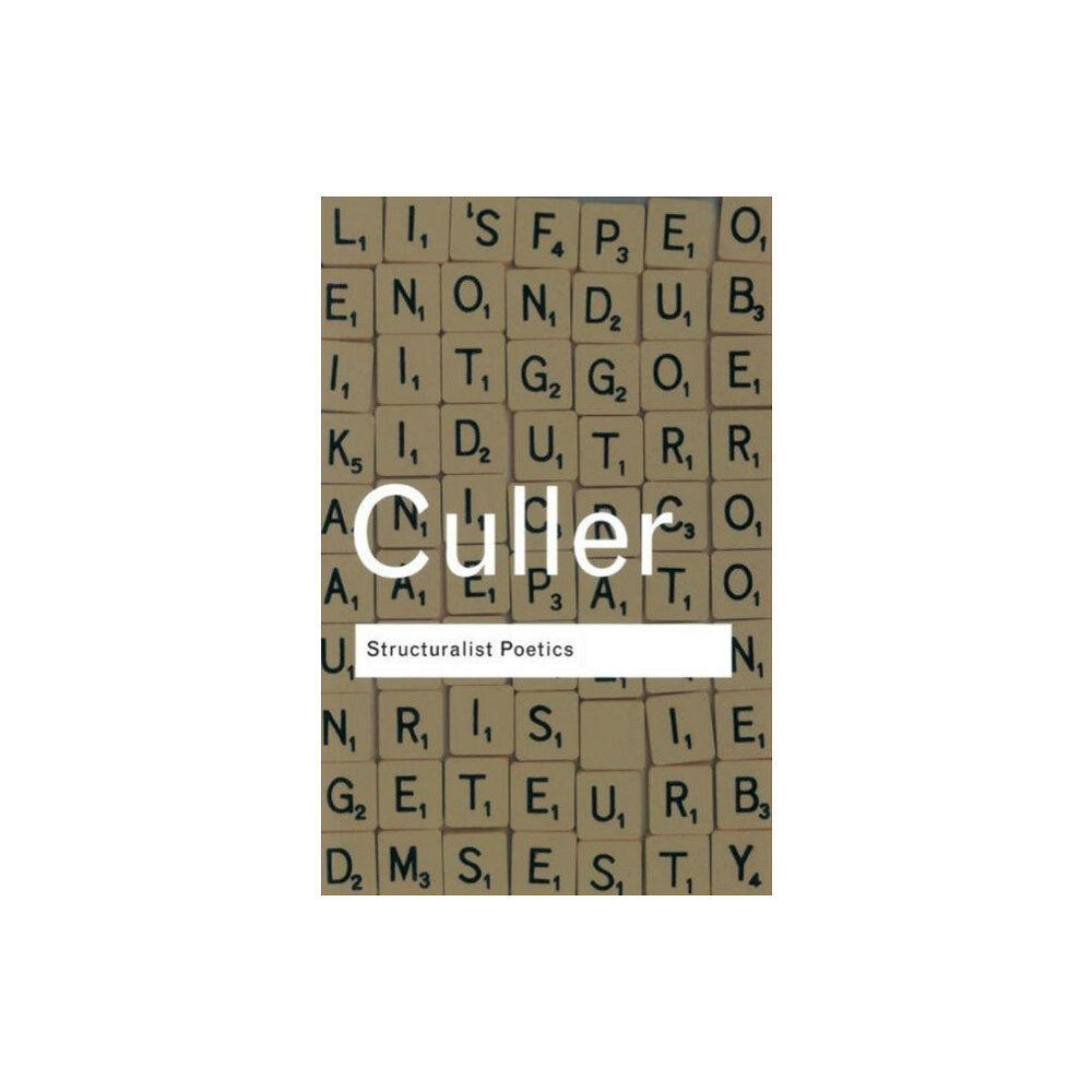 Taylor & francis ltd Structuralist Poetics (häftad, eng)