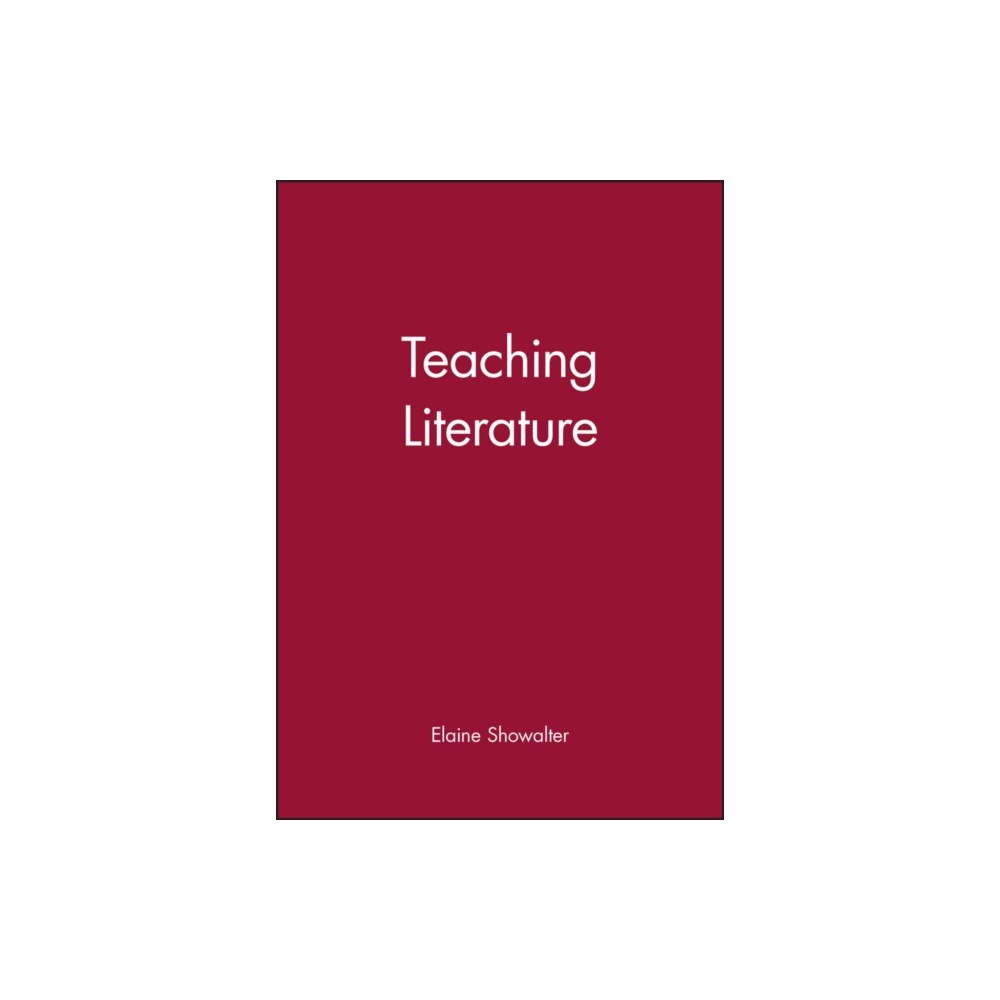 John Wiley And Sons Ltd Teaching Literature (häftad, eng)