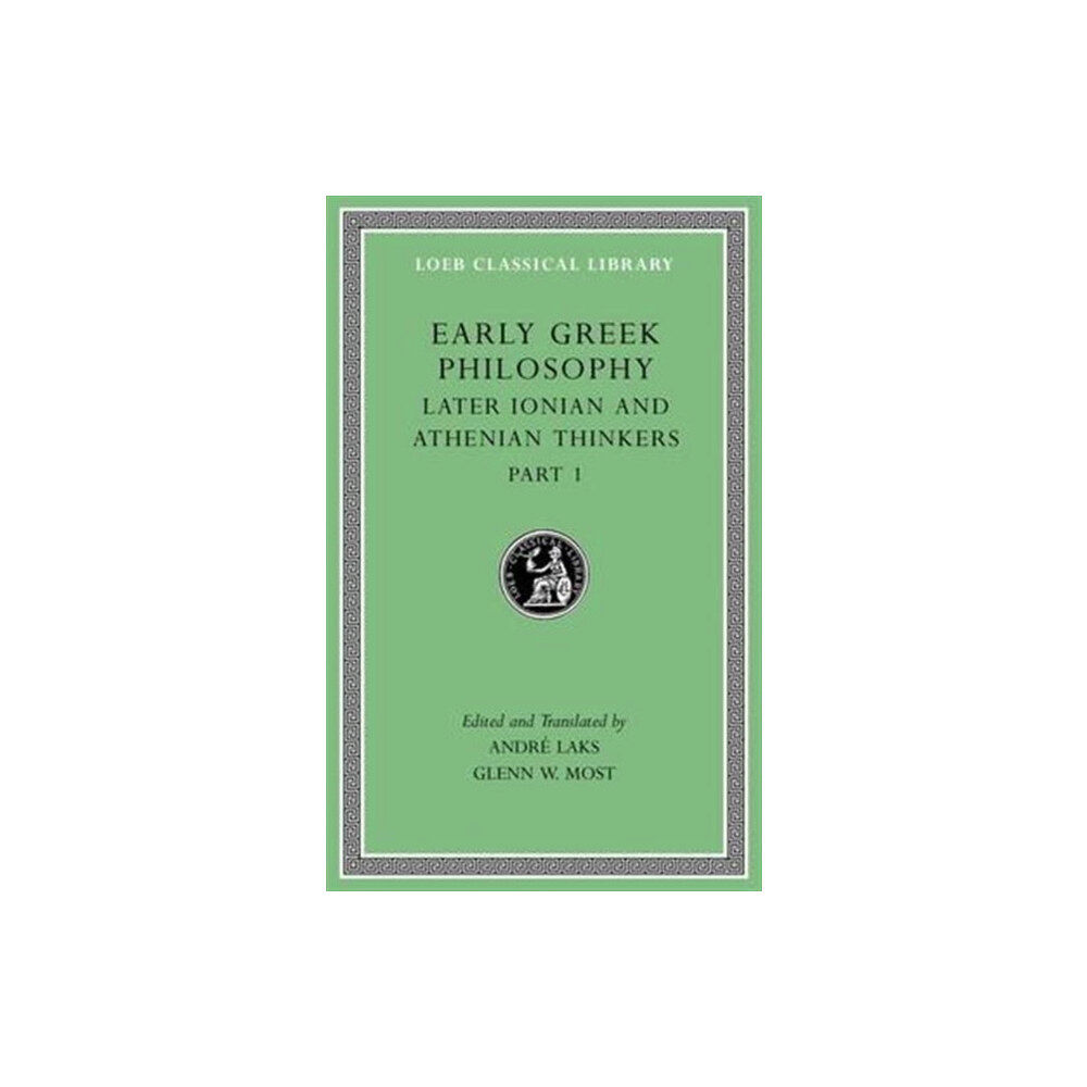 Harvard university press Early Greek Philosophy, Volume VI (inbunden, eng)