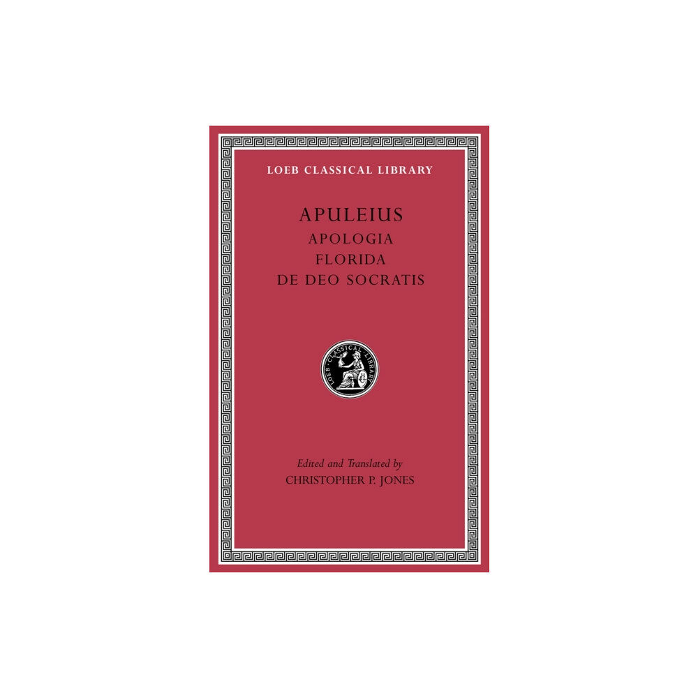 Harvard university press Apologia. Florida. De Deo Socratis (inbunden, eng)