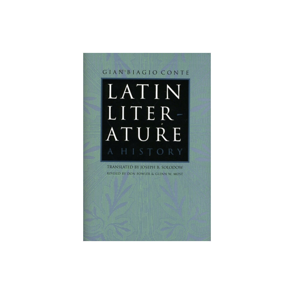 Johns Hopkins University Press Latin Literature (häftad, eng)