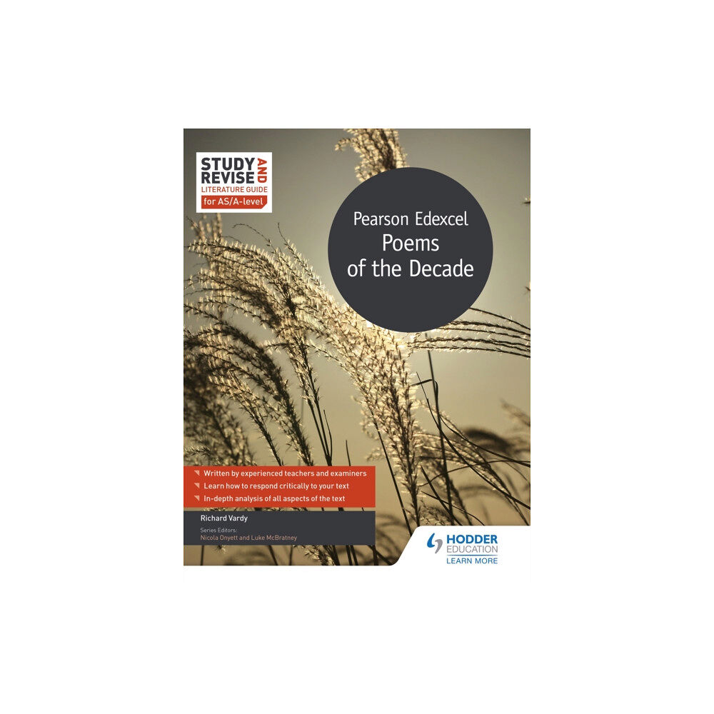 Hachette Learning Study and Revise Literature Guide for AS/A-level: Pearson Edexcel Poems of the Decade (häftad, eng)