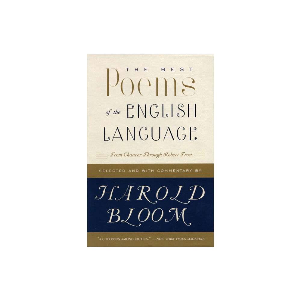 Harpercollins publishers inc The Best Poems of the English Language (häftad, eng)
