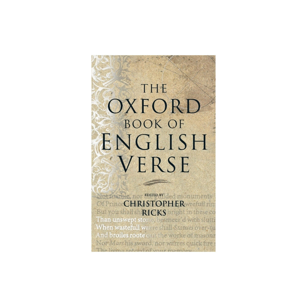 Oxford University Press The Oxford Book of English Verse (inbunden, eng)