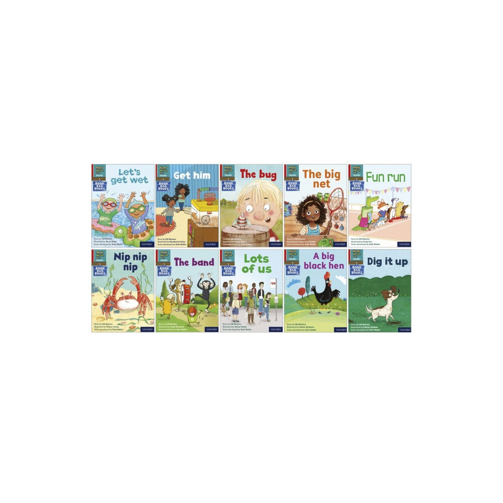 Oxford University Press Read Write Inc. Phonics: Red Ditty Book Bag Books (Mixed Pack of 10) (häftad, eng)