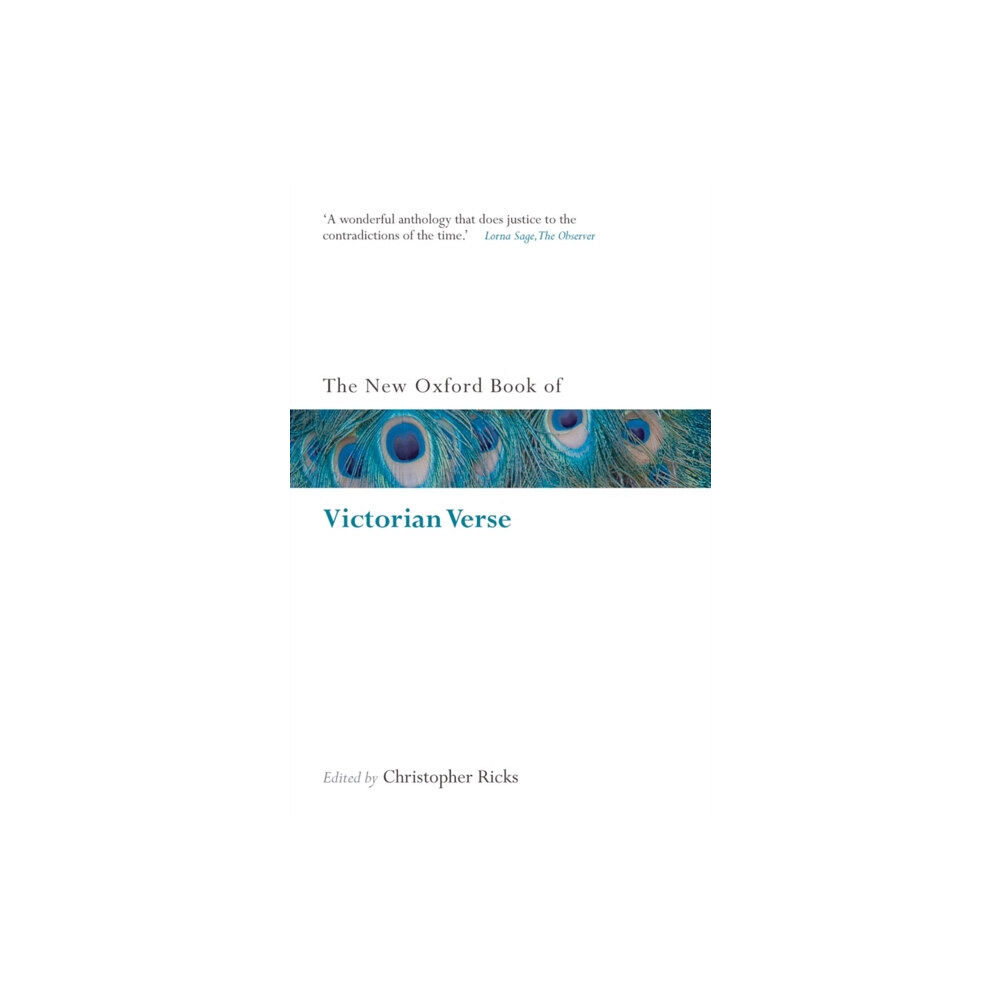 Oxford University Press The New Oxford Book of Victorian Verse (häftad, eng)