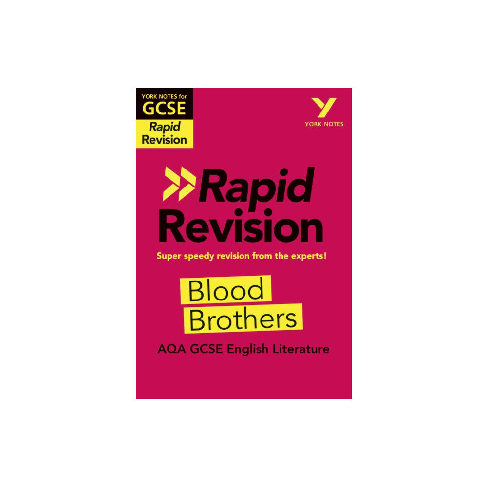Pearson Education Limited York Notes RAPID AQA GCSE (Revision Guide) Blood Brothers - for 2026, 2027 exams (häftad, eng)