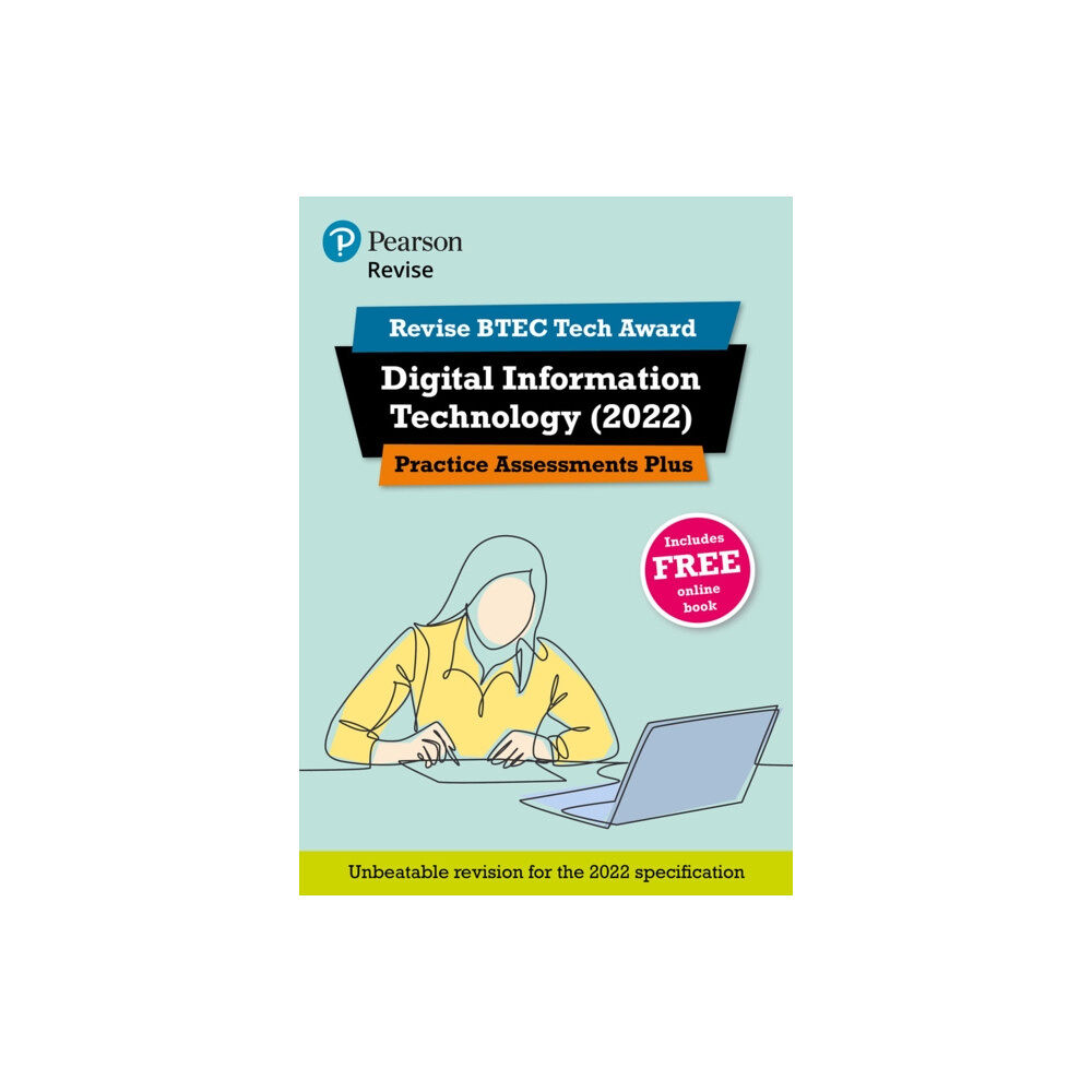 Pearson Education Limited Pearson REVISE BTEC 2022 Tech Award Digital Information Technology Practice Assessments Plus - for 2026, 2027 exams (häf...
