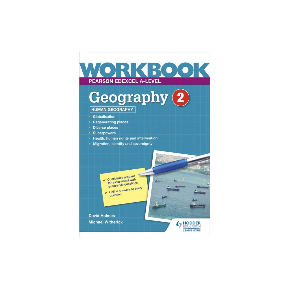 Hachette Learning Pearson Edexcel A-level Geography Workbook 2: Human Geography (häftad, eng)