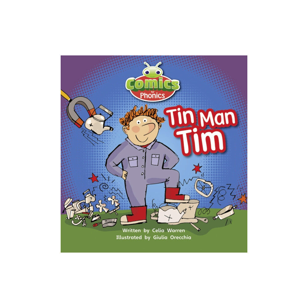 Pearson Education Limited Bug Club Comics for Phonics Reception Phase 2 Set 02-02 A Tin Man Tim (häftad, eng)