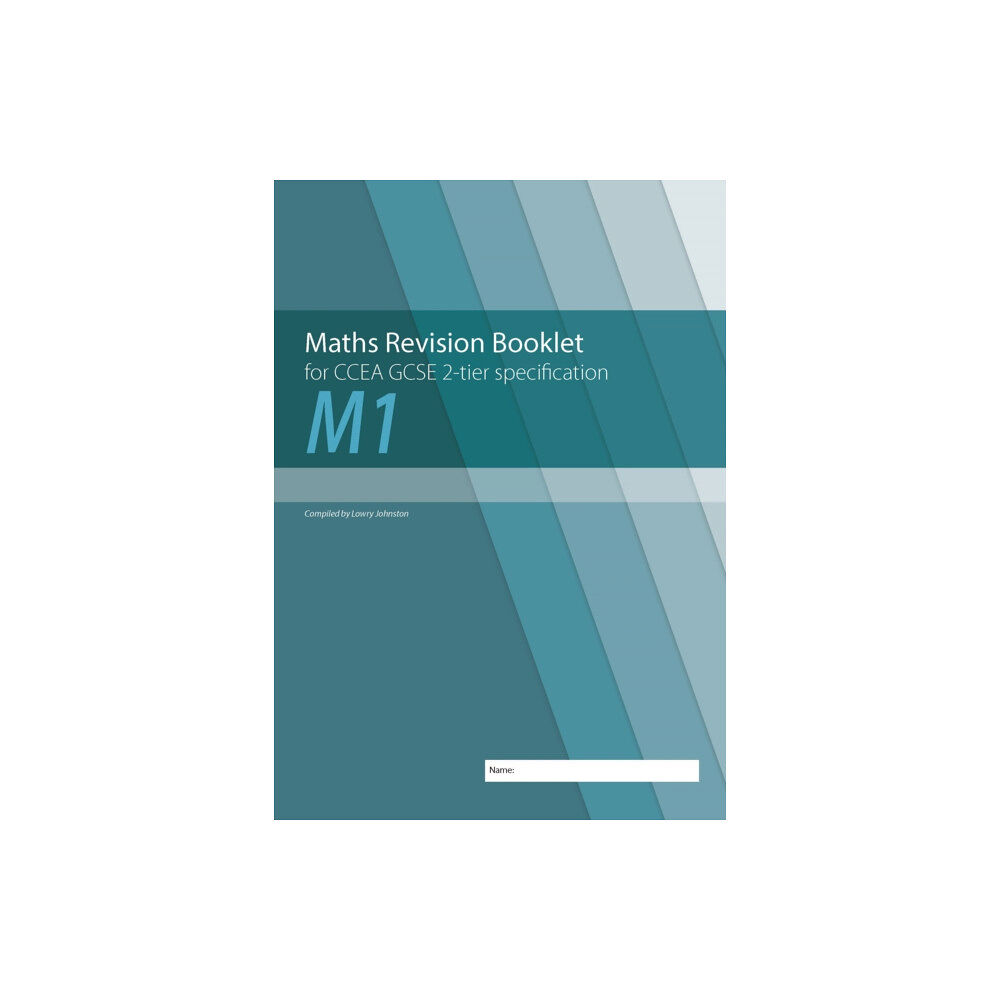 Colourpoint Creative Ltd Maths Revision Booklet M1 for CCEA GCSE 2-tier Specification (häftad, eng)