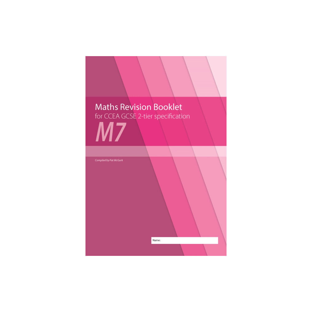 Colourpoint Creative Ltd Maths Revision Booklet M7 for CCEA GCSE 2-tier Specification (häftad, eng)