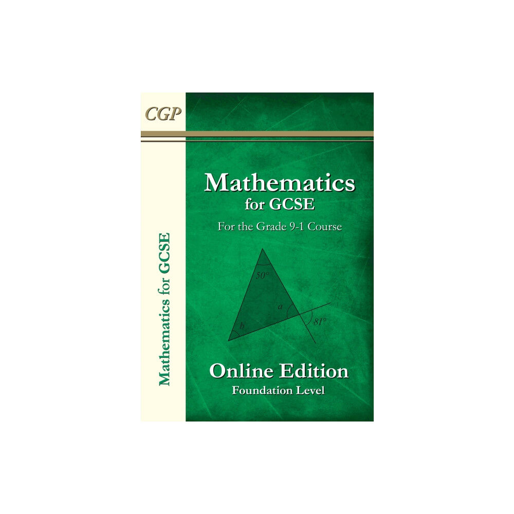 Coordination Group Publications Ltd (CGP) Maths for GCSE Textbook: Foundation - includes Answers (häftad, eng)