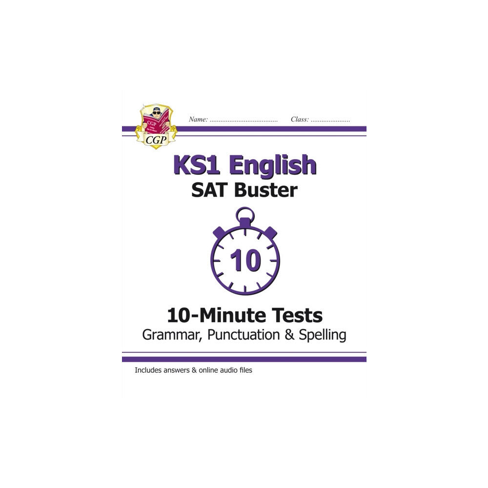 Coordination Group Publications Ltd (CGP) KS1 English SAT Buster 10-Minute Tests: Grammar, Punctuation & Spelling (häftad, eng)