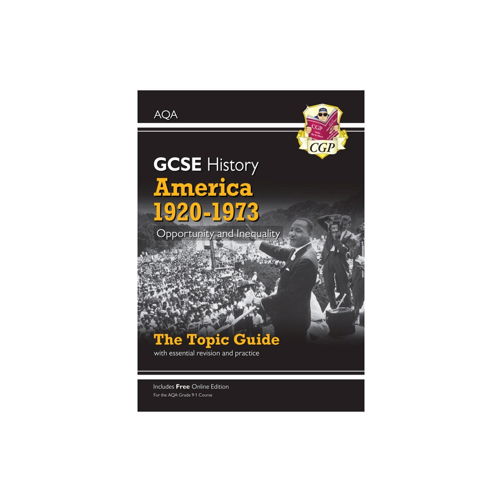 Coordination Group Publications Ltd (CGP) GCSE History AQA Topic Revision Guide - America, 1920-1973: Opportunity and Inequality (häftad, eng)