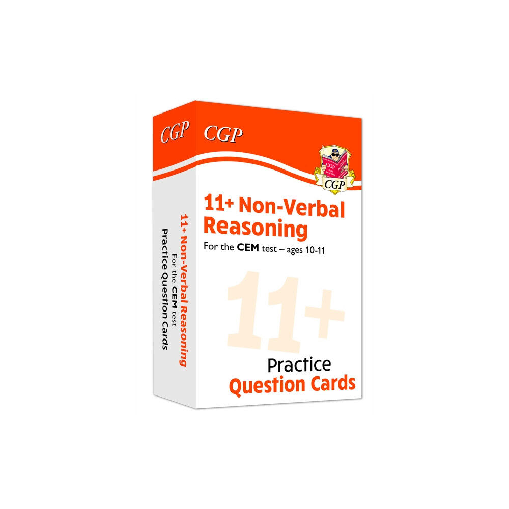 Coordination Group Publications Ltd (CGP) 11+ CEM Non-Verbal Reasoning Revision Question Cards - Ages 10-11 (inbunden, eng)