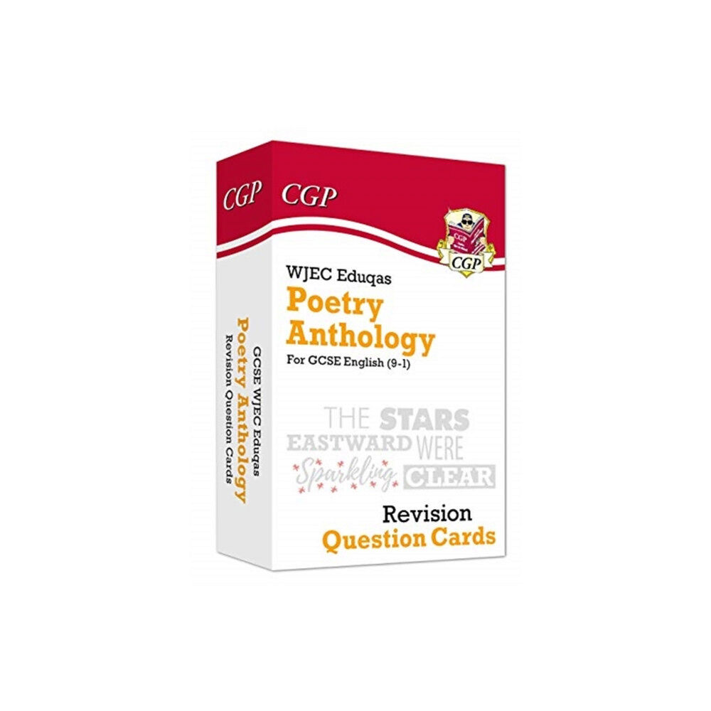 Coordination Group Publications Ltd (CGP) GCSE English WJEC Eduqas Poetry Anthology Revision Question Cards (For exams in 2026) (inbunden, eng)