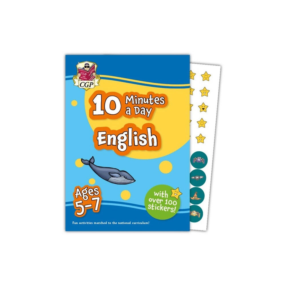 Coordination Group Publications Ltd (CGP) 10 Minutes a Day English for Ages 5-7 (with over 100 stickers) (häftad, eng)