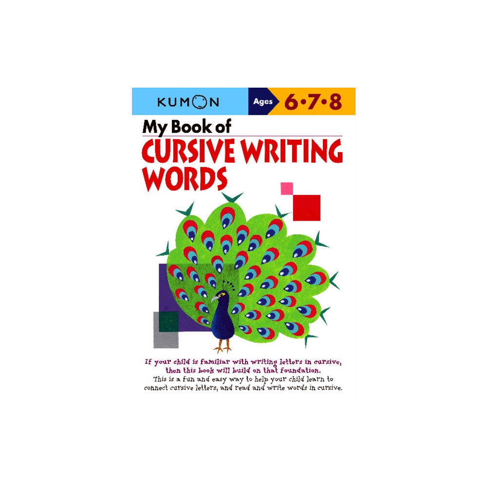 Kumon Publishing North America, Inc Kumon My Book of Cursive Writing Words (häftad, eng)