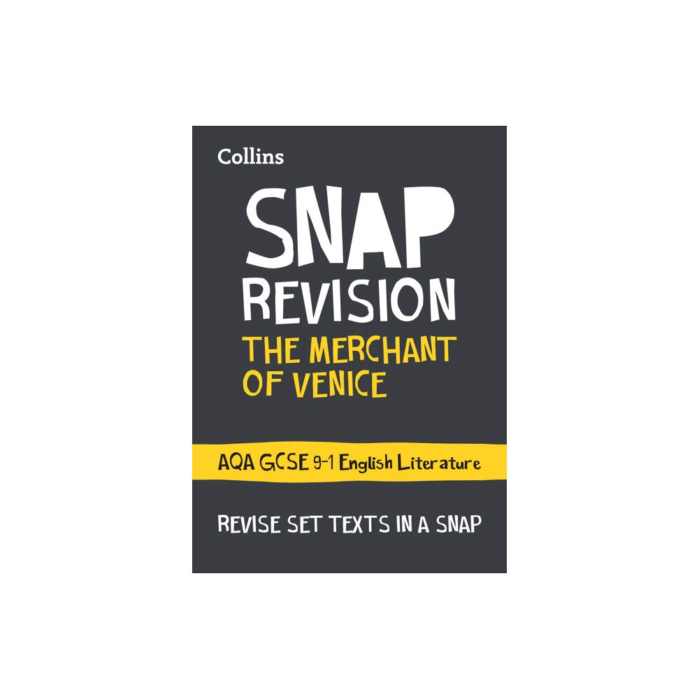 HarperCollins Publishers The Merchant of Venice: AQA GCSE 9-1 English Literature Text Guide (häftad, eng)