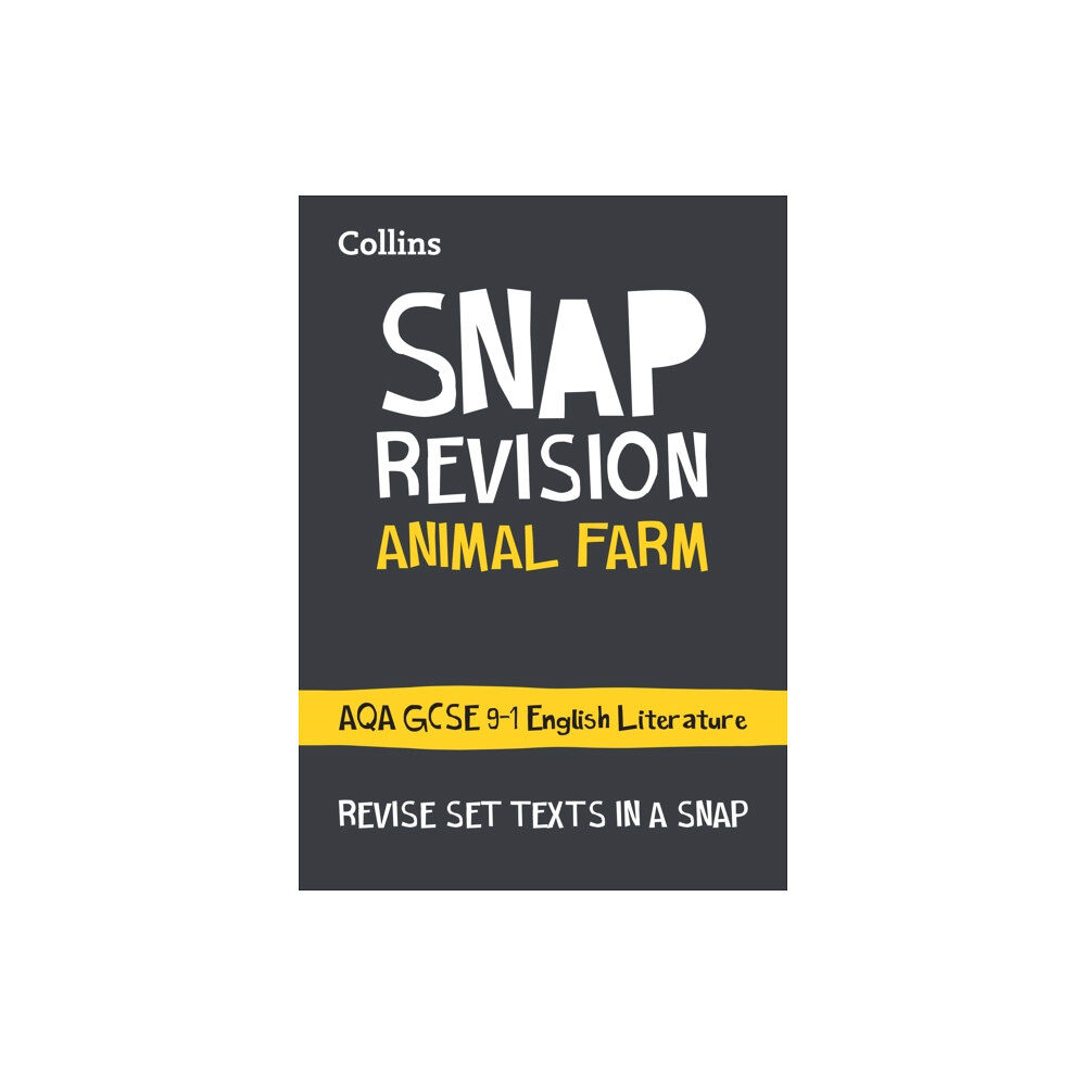 HarperCollins Publishers Animal Farm: AQA GCSE 9-1 English Literature Text Guide (häftad, eng)