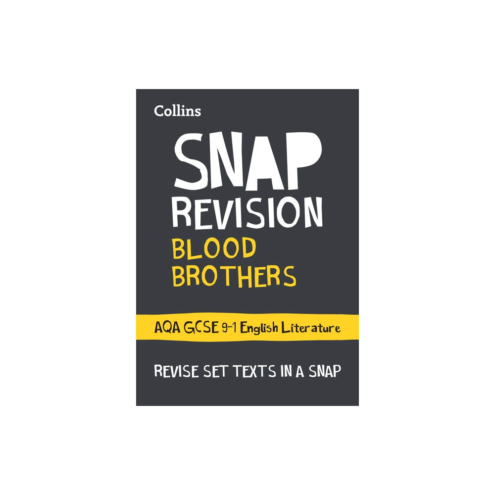 HarperCollins Publishers Blood Brothers: AQA GCSE 9-1 Grade English Literature Text Guide (häftad, eng)